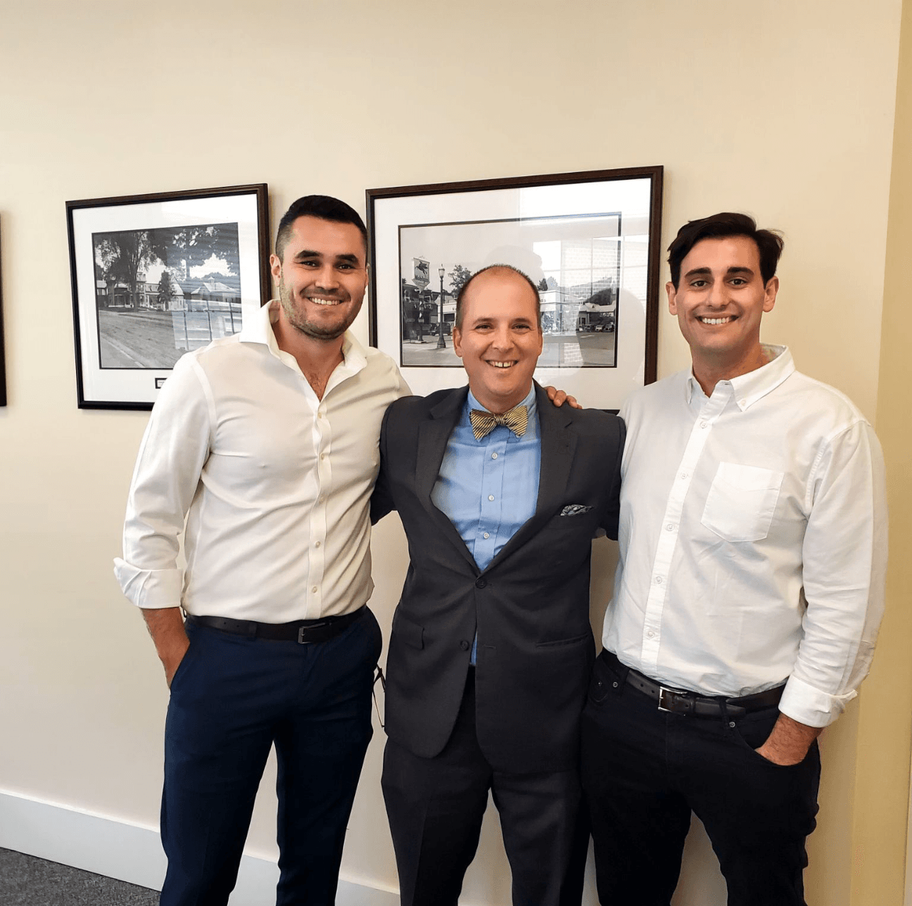 Burlington, Vermont. 2022. Closing day on our first business, with our lawyer Dave Sterrett.